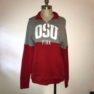Victoria’s Secret PINK OSU Half-Zip Pullover ✨